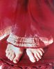 Lotus feet of  The Mother